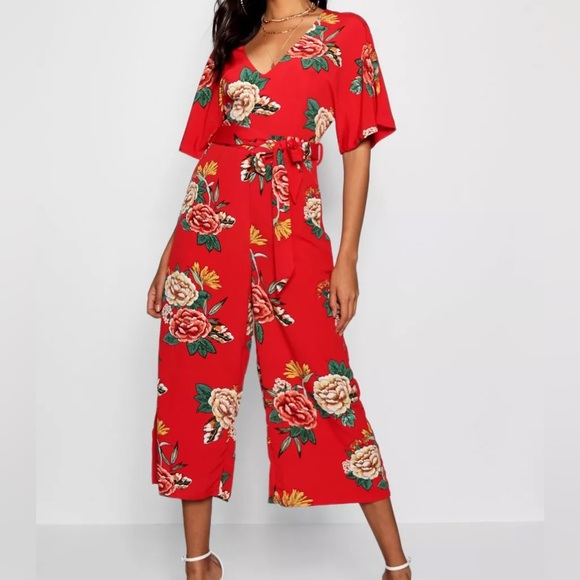 Floral Jumpsuit NWT - Picture 1 of 3